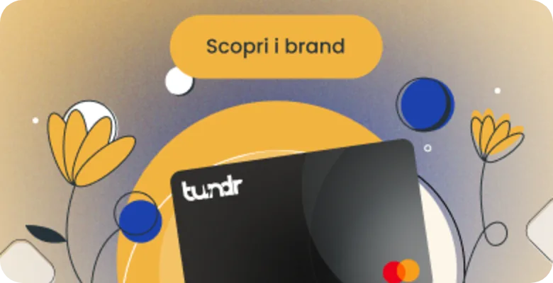 Illustration of the active Tundr Card in the Tundr app