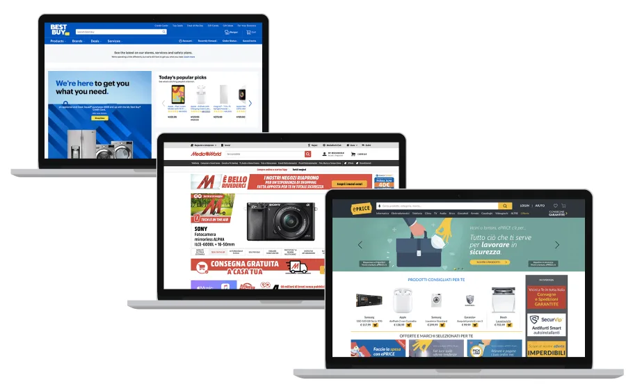 Competitor analysis of electronics ecommerce.